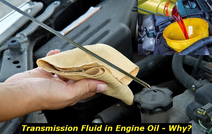transmisssion fluid in engine oil